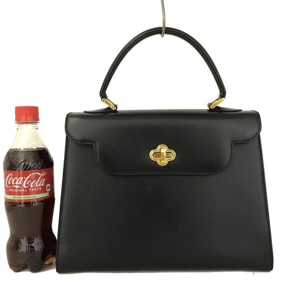 BALLY Leather Shoulder Hand Bag Navy blue/7BE1325 - Picture 2 of 15